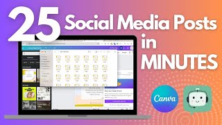Batch Create TONS of Social Media Posts in Minutes with #chatgpt and #canva