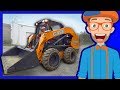 Construction Vehicles For Kids With Blippi Skid Steer
