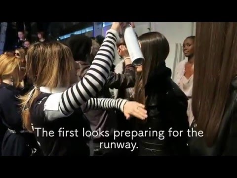 Behind the scenes at the Dimitri Fashion Show in Berlin