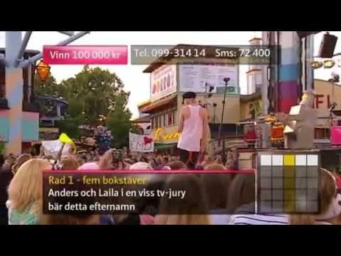 Johan Palm Emma Lee Live Sommarkrysset 2009