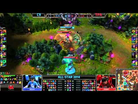 All-Star Paris 2014: Cloud 9 vs Taipei Assassins Group Stage Highlights