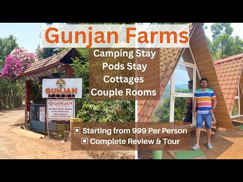 Gunjan Farms, Panshet | Campping at Panshet | Pods, Luxury Cottages Complete Review & Tour