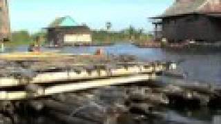 preview picture of video 'Boating on Lake Tempe in Sengkang: Sulawesi, Indonesia'