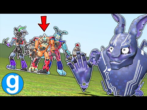 NEW FNAF SECURITY BREACH RUIN DLC RAGDOLLS IN GARRY'S MOD! - GMOD FNAF