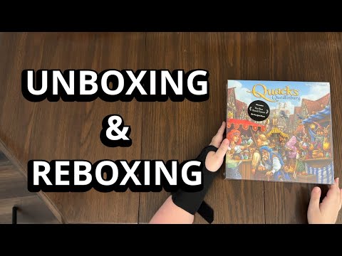 The Quacks of Quedlinburg Board Game - What's Inside the box? - Unboxing & Reboxing