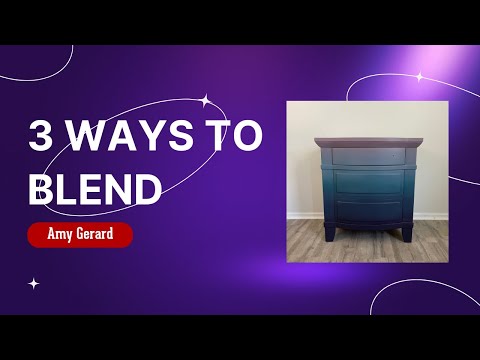 Let's Learn How To Ombre Blend In 3 Different Ways! | Chalk Mineral Paint