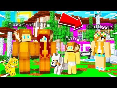 Moose's Family Drama on Girls Only Server!! (Minecraft)