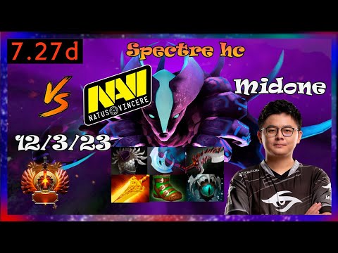 midone spectre HC vs NAVI | Full Gameplay 7.27d | Dota 2 Pro Replays