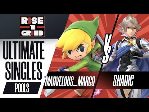 Marvelous_Marco (Toon Link) vs SHADIC (Corrin) - Ultimate Singles Pools - Rise N Grind 2023