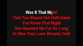 George Strait - When Did You Stop Loving Me (Karaoke) - Outer Limits Karaoke