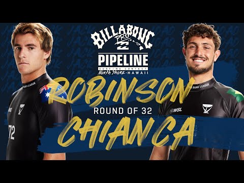 Chianca vs. Robinson Billabong Pro Pipeline - Round of 32 Heat Replay