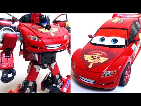 【ピクサー映画 カーズ 】君は見たか！？禁断の変形 マックィーン ロボ！ヲタファの変形レビュー / 【Disney•Pixar Cars】McQueen Robot