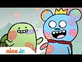 Bossy Bear Builds A Mega Volcano For The Science Fair W Turtle Nick Jr