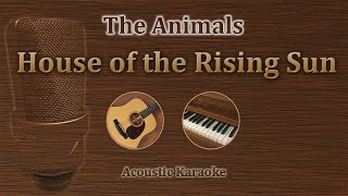 Download lagu House Of The Rising Sun - The Animals (Acoustic Karaoke) mp3