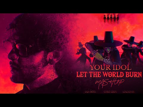 SAJA BOYS, Chris Grey : Your Idol X LET THE WORLD BURN (LOICKEVIN Mashup)