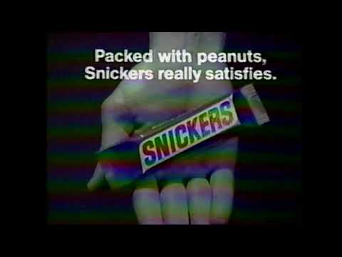 VHS - Vintage Snickers TV Commercial (1985)