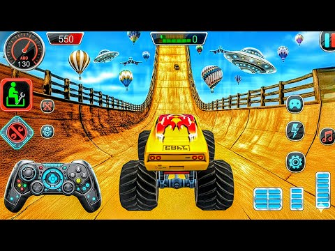 Monster Truck Mega Ramp Impossible Driver - Ultimate Car Stunts GT Racing - Android GamePlay 2025