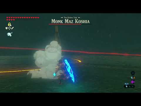 Zelda BOTW: Monk Maz Koshia battle moves IV