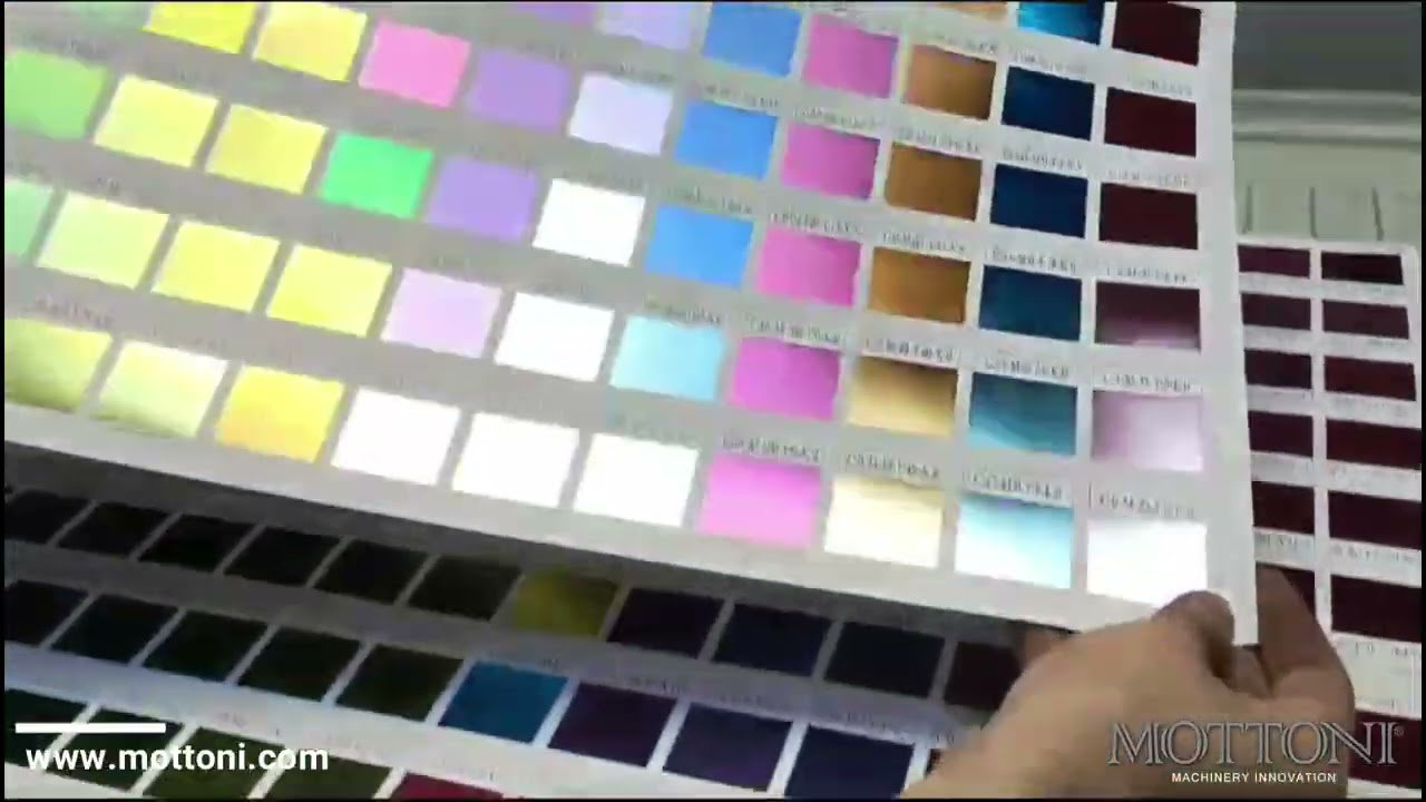 MOTTONI COLD FOIL PRINTING MACHINE