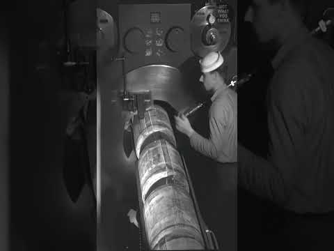 Reloading a 16-inch Gun