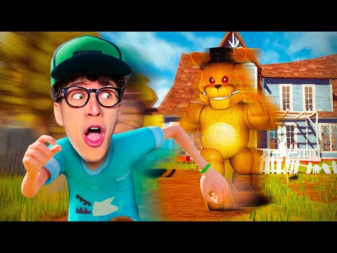 FREDBEAR SU HELLO NEIGHBOR MA CORRO ALLA SUA VELOCITÀ..💀