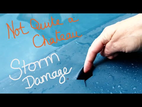 Not Quite a Chateau DIY 132 - A Freaky Ice Storm - A Leaky Window - Battered Beans - and A Sore Toe