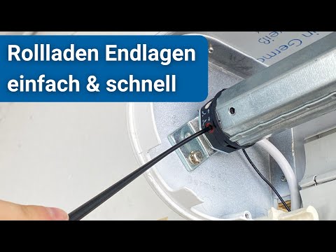 Rolladenmotor Endpunkte / Endlagen einstellen | Rohrmotor justieren