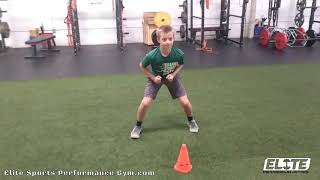Youth Athlete Developing Explosive Agility