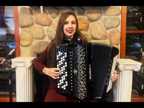 SCANAIRIVCHBK - Black Scandalli Air IV Chromatic Button Accordion C LMMH 77 120 $8999