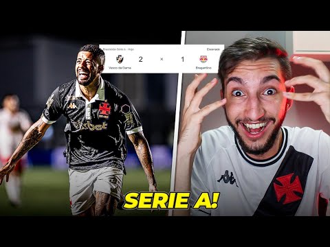 Vasco 2 x 1 Bragantino - VASCO CONTINUA NA SÉRIE A! KKKKKKKKKKKKKKKKKK