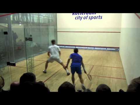 Squash Belgium - Rotterdam World Individual Nov.2011  LJ Anjema Grégoire Marche