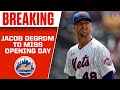 Jacob deGrom to MISS Opening Day with shoulder injury | CBS Sports HQ