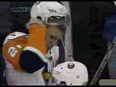 Kyle Okposo scores his first NHL goal