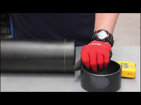 How to fusion weld Marley HDPE pipe & fittings