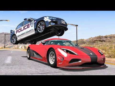 Crash Testing Real Car Mods #2 - Beamng Drive Car Crashes Compilation 