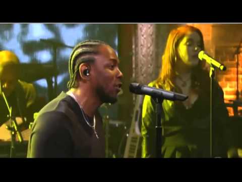 Kendrick Lamar Performs King Kunta On Late Show with Stephen Colbert