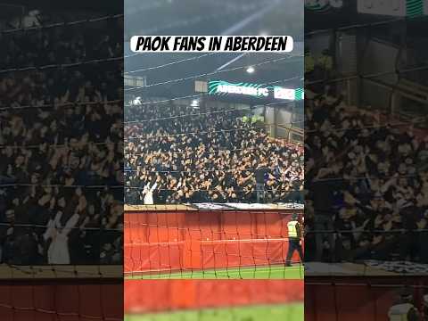 PAOK Fans in Aberdeen #paok #greece #limbs #shorts #fans #football #soccer