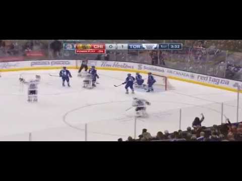 Brad Richards scored first goal for Chicago Blackhawks vs. Toronto Maple Leafs. November 1,2014 (HD)
