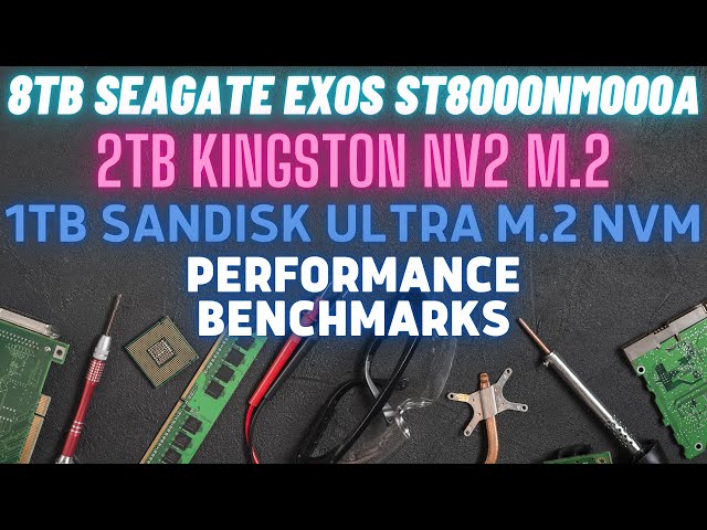 Seagate Exos 8TB Review - Performance Tests SanDisk Ultra 3D NVMe & KINGSTON SNV2S2000G - SD Web UI