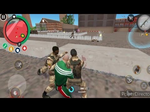 Rope Hero: Vice Town (Rope Hero on Army Base) Rope Hero Drive Assault Machine - Android Gameplay HD