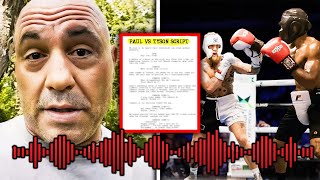 Joe Rogan LEAKS Audio Proving Jake Paul VS Mike Tyson SCRIPTED Fight