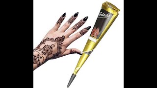 Instant Henna Cone|| Quick Tattoo cone for Dark stain And Quick dry