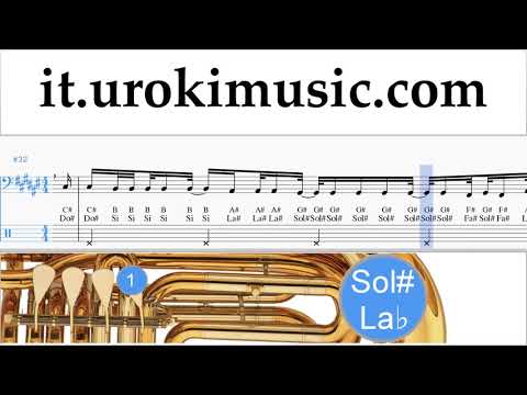 Corso di Tuba Ozuna x Romeo Santos - El Farsante Remix Tablature Tab um-i276