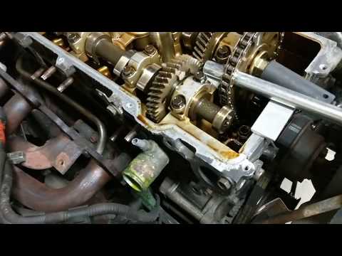 How to remove a Toyota camshaft bolt  (head gasket job) 3RZ-FE