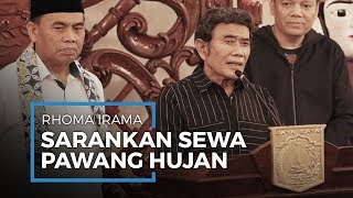 Rhoma Irama Sarankan Pemprov DKI Pakai Pawang Hujan saat Malam Tahun Baru