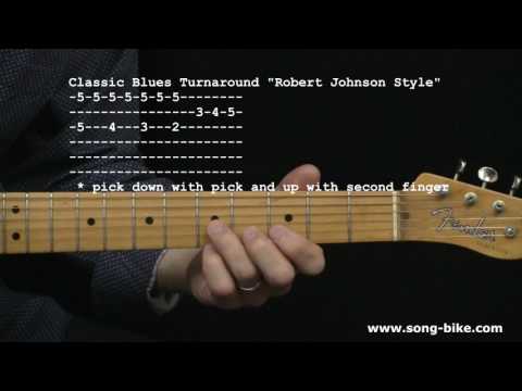 A CLASSIC Blues Turnaround - "Robert Johnson style" : 365 Riffs For Beginning Guitar !!