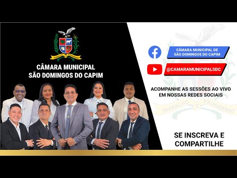 62ª SESSÃO ORDINÁRIA - CÂMARA MUNICIPAL DE SÃO DOMINGOS DO CAPIM - PA - 16/09/2026