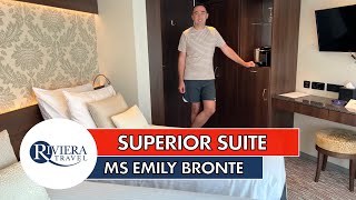 Riviera Travel | Emily Bronte | Superior Suite Full Walkthrough Tour & Review