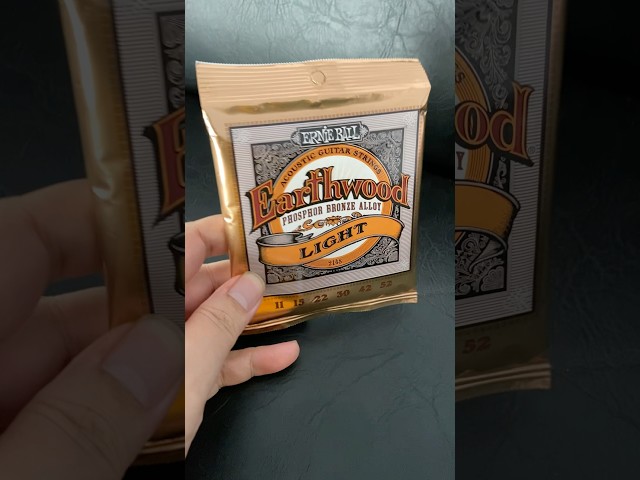 Vídeo relacionado con Ernie Ball Earthwood Medium Light - Cuerdas para guitarra acústica, bronce fosforado, calibre 12-54