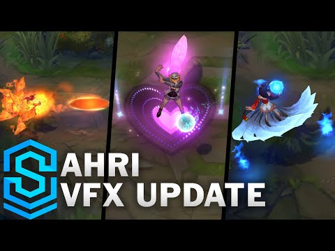 Ahri Visual Effect Update Comparison - All Affected Skins | League Of Legends